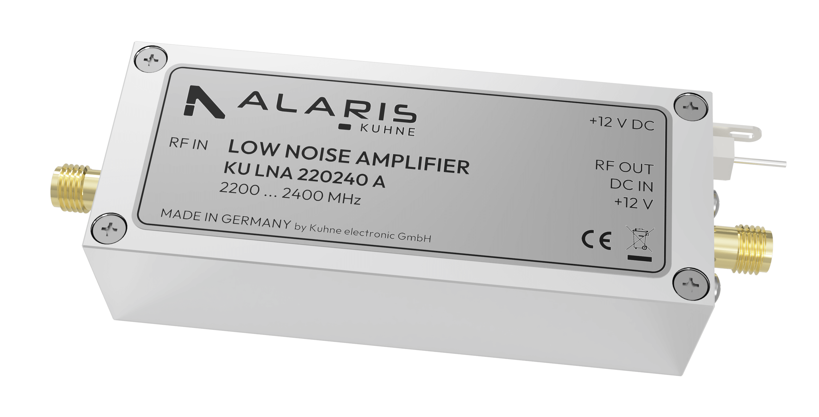 Super Low Noise Amplifier, 2200 ... 2400 MHz (KU LNA 220240 A)